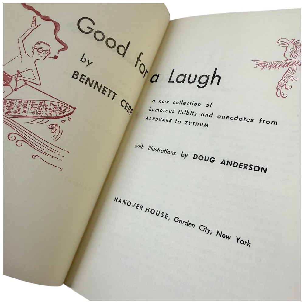 Good For‎ A Laugh Bennett Cerf A New Collection of Humorous Tidbits 1950 - Picture 2 of 9